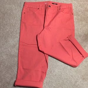 Coral Tummy Control Capris - Size 16